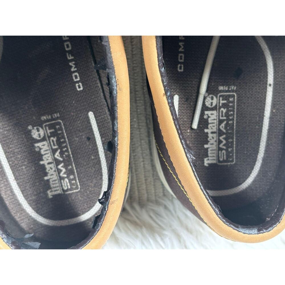 Timberland Smart Casual Sneakers Shoes Mens Size 12 Brown Yellow 16593 - Picture 10 of 11